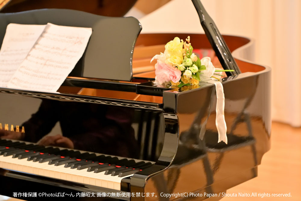 ピアノ発表会の写真