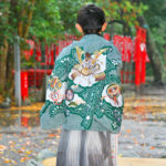 蒲神明宮での七五三お祝い撮影。男の子の衣装。