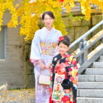 七五三の出長写真撮影、浜松市の五社神社・諏訪神社