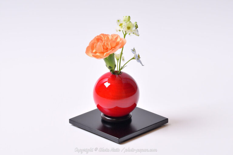 ピアックス社「木製花器きゅうと」ふるさと納税返礼品の商品撮影