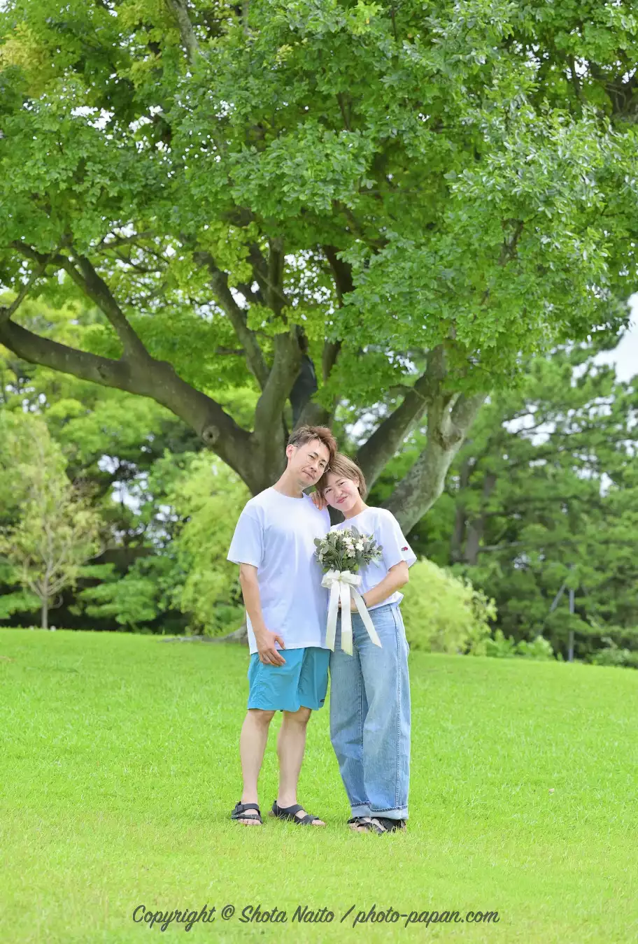 浜名湖ガーデンパークのカップルフォト