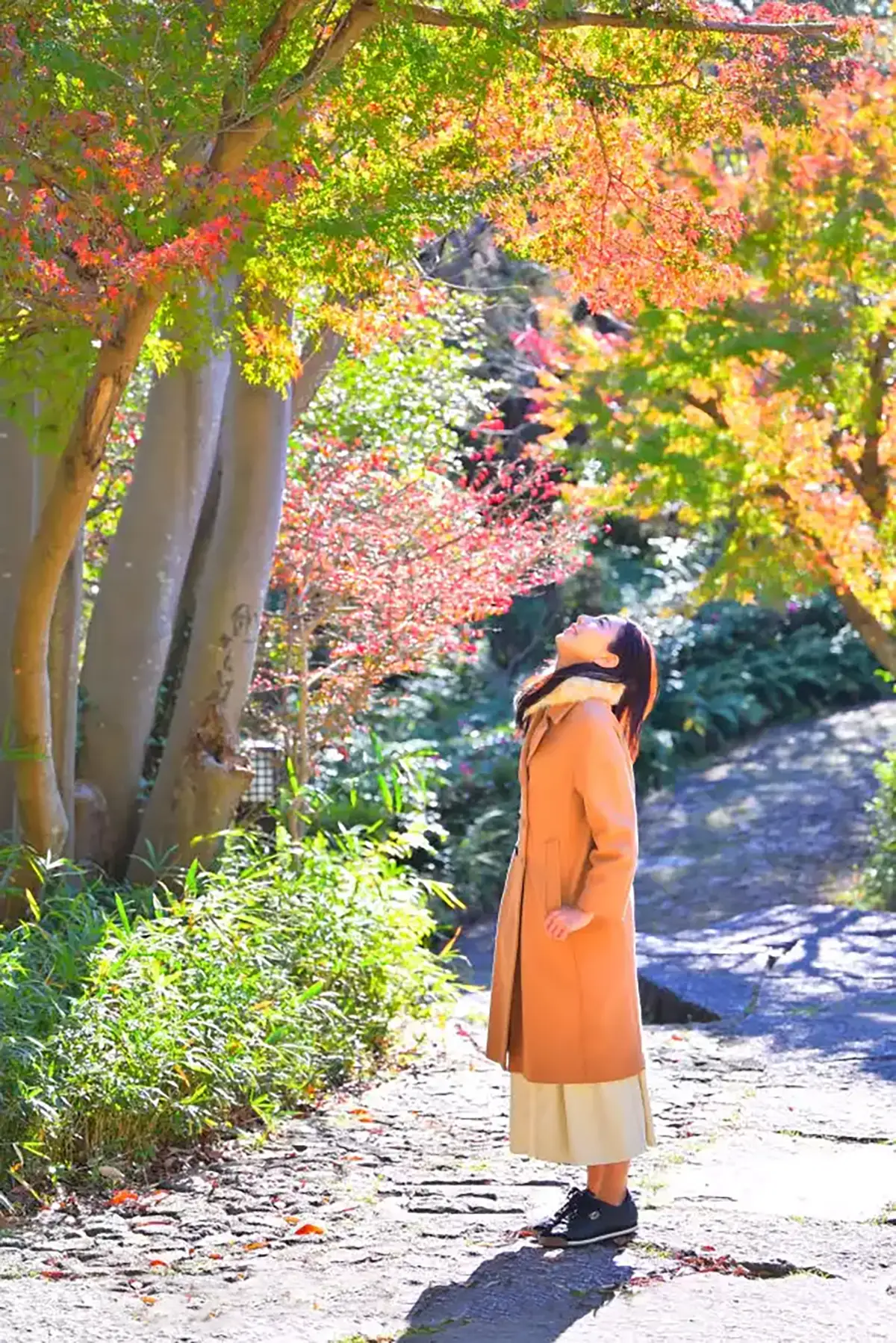 新緑の中のブライダルフォト、ロケーションフォト